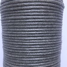 2mm Waxed Cotton Cord 10m to 50m Jewellery Craft Making Bracelet Necklace String