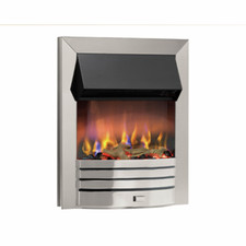 DIMPLEX TORRIDON CHROME OPTIFLAME 3D ELECTRIC INSET FIRE 2KW UNUSED EX-DISPLAY