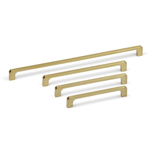 Brass kitchen bar handles gold - brass,