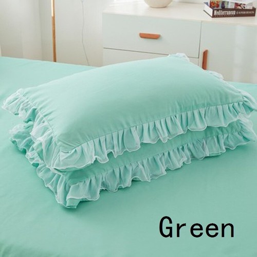 Pillowcase lace ruffle - 2x,