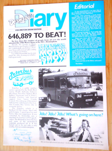 Dormobile diary 1984 - dormobile,