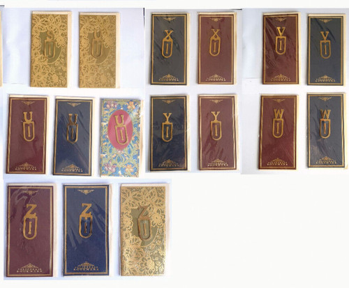 Brass gold metal bookmark - brass,