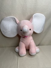 Cubbies Pink Elephant Teddy Bear Stuffed Plush Soft Toy Baby Girl Gift 12"