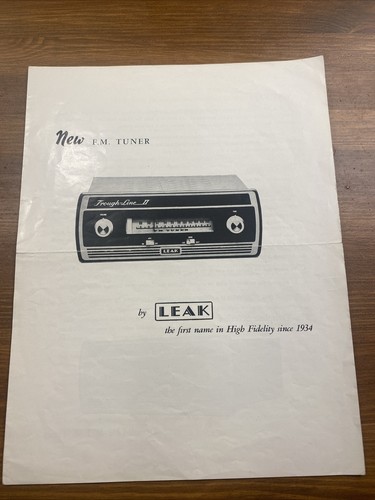 Leak tuner for amplifier - fm,