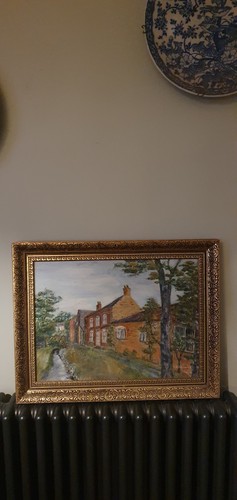 Vintage oil painting signed - oil,