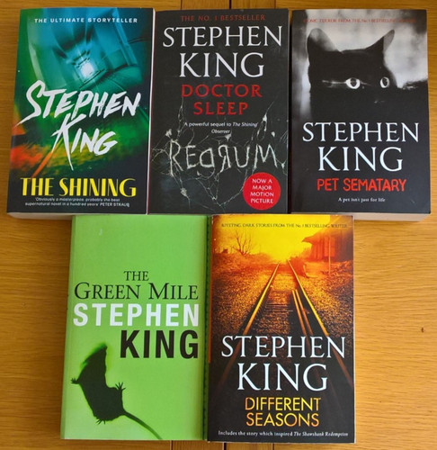 Stephen king book - king, 5x
