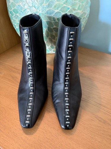 Zara ladies black leather heel - ladies,