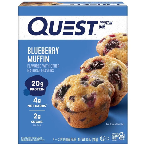Quest protein bar blueberry - quest,