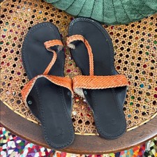 Kolhapuri Chappal Burnt Orange