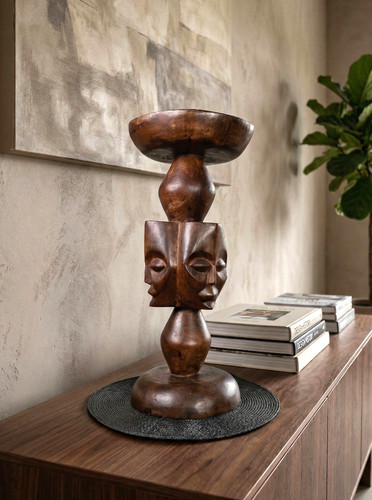 55cm tall african carved - african, wood