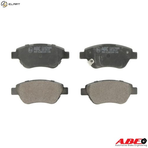 Brake pad set - pad,