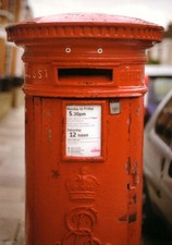 London Red Post Office Pillar