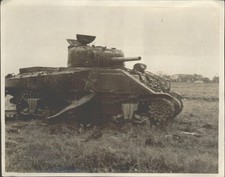 SHERMAN TANK, DISABLED -