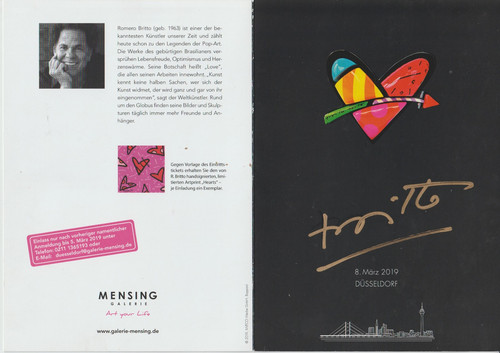 Romero britto orig - britto,, sign