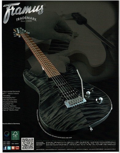 2012 framus diablo - diablo, supreme