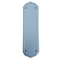 1 x Blue Porcelain Ceramic Finger Push Plate (each)