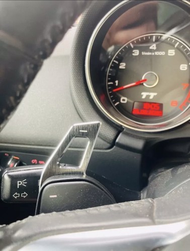 Black metal paddle shift - black,