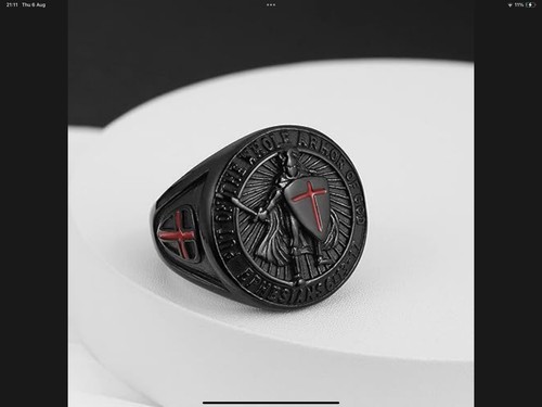 Men retro templar - men’s, shield