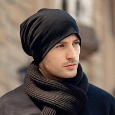 Soft Cotton Jersey Beanie Hat