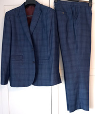 Next Blue Check 2 Piece