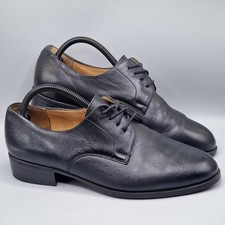 Marbot French Army Officer Dress Parade Shoes Black Leather Derby UK 8