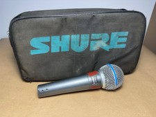 Shure Beta 58A Dynamic Vocal Microphone with Original Shure Pouch
