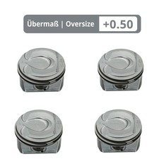 4x Pistons +0.5mm for BMW Mini