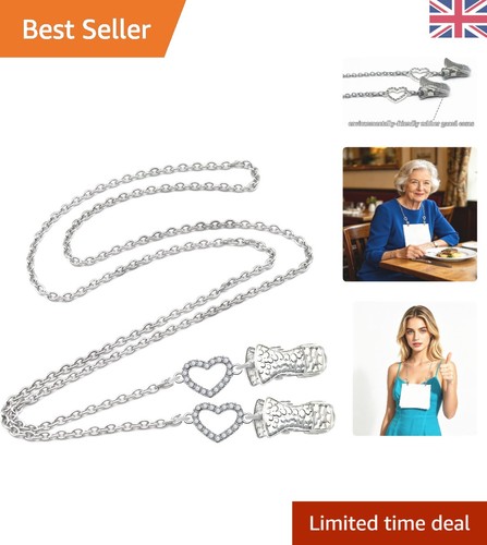 Rhinestone chain napkin - rhinestone,