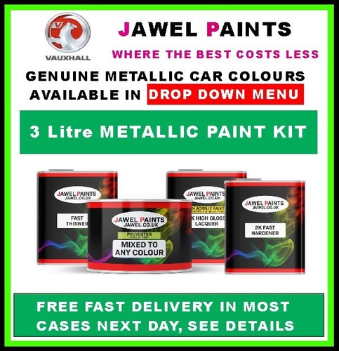 Vauxhall paint - vauxhall, litre
