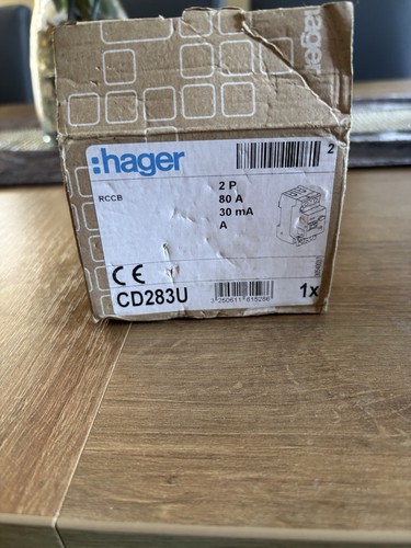Hager cd283u type rcd - cd283u,