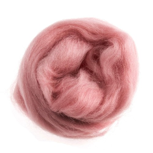 Natural wool roving 10g baby - natural,