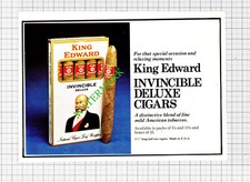 King Edward Cigars Advert - 1979 Cutting