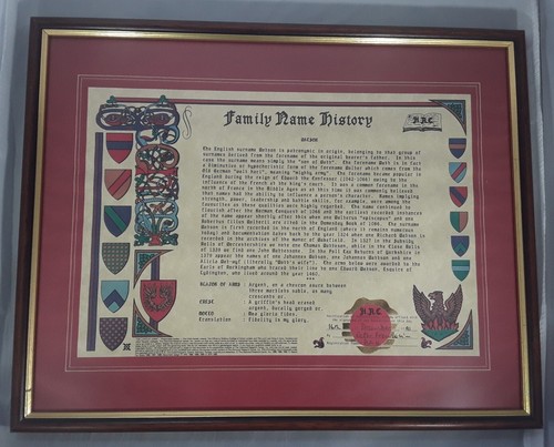 Surname sloan framed - surname"sloan, "framed