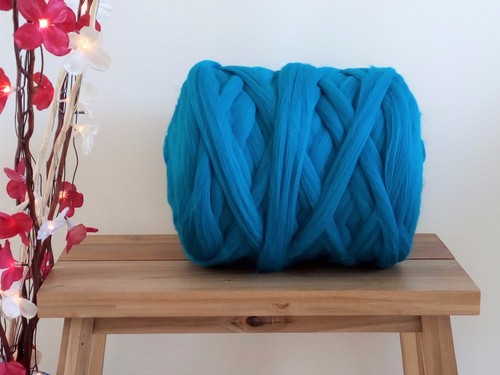 Dark turquoise merino - merino, wool