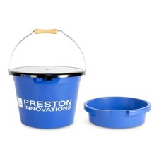 Preston Innovations Bucket Set Clip On Lid Groundbait Mixing Fishing Accessories