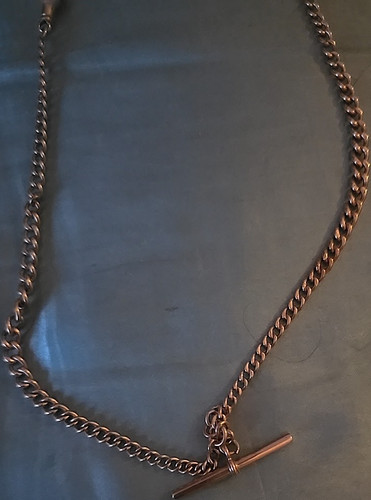 Gold tone watch chain - watch,