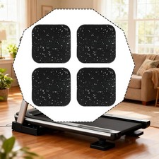 4Pcs Treadmill Mat for