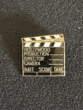 Clapper Board Film Pin Badge