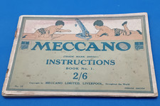 Meccano Instructions Book