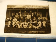 ANTIQUE CRICKET TEAM PHOTOGRAPH THE CRYPTICS OXFORD 1936