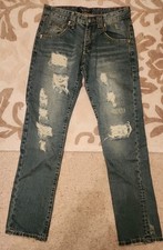 Philipp Plein blue distressed