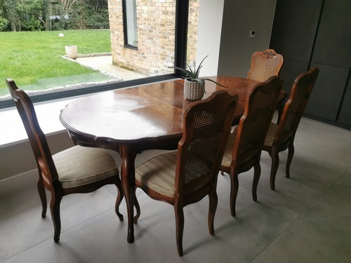 Drexel oak dining table - drexel,