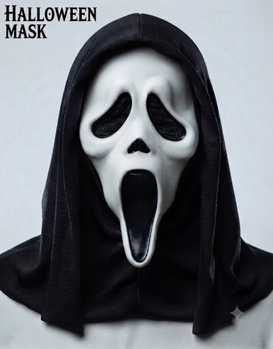 Ghost face mask scream - face,