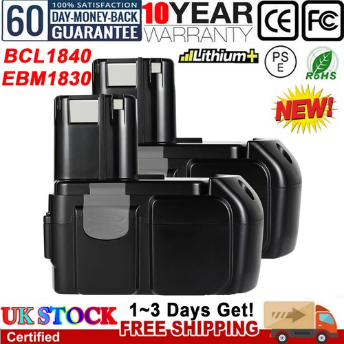 2pack 18v 0ah for - 6.0ah, hitachi