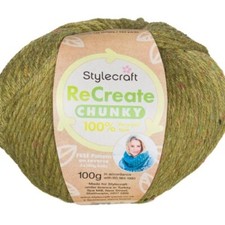 Stylecraft Recreate Chunky Yarn 100g - Choose Colours
