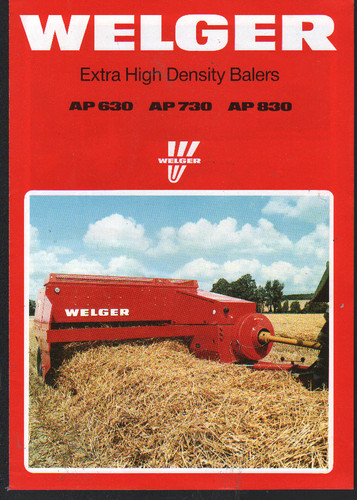 Welger 630 730 ap - ap, 830