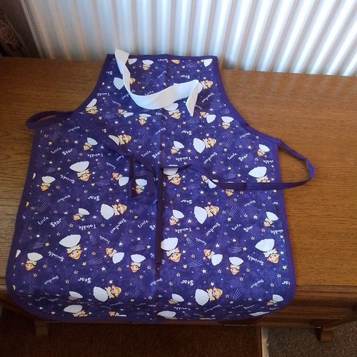 New pack purple kids aprons - new,