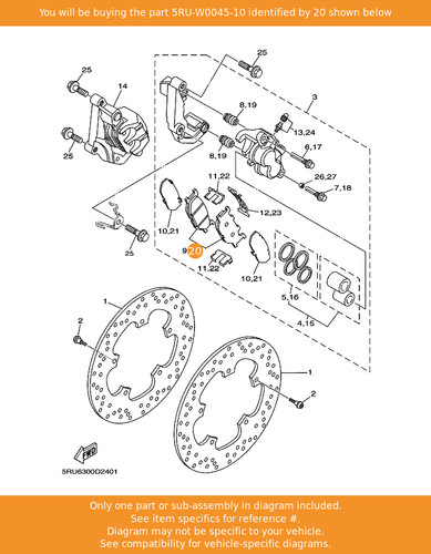Yamaha brake pad - yamaha,