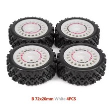 4X 1/10 RC 72mm Tires&Wheels