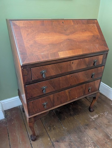 1930s solid wood bureau - wood,
